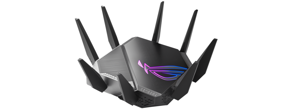 How do I change the AURA RGB lights on my ASUS ROG router?